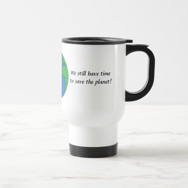 Taza De Viaje Ahorre el planeta (Derecha)
