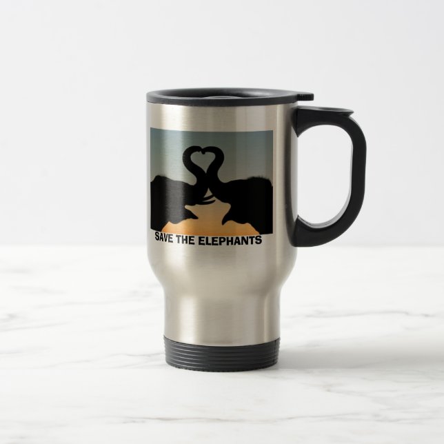 TAZA DE VIAJE AHORRE LOS ELEFANTES (Derecha)