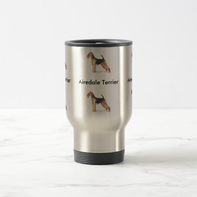 Taza De Viaje Airedale Terrier (Centro)