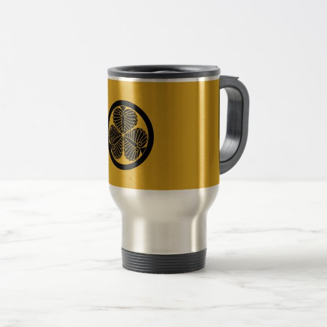 Taza De Viaje Aizu hollyhock(19) (Anverso derecho)