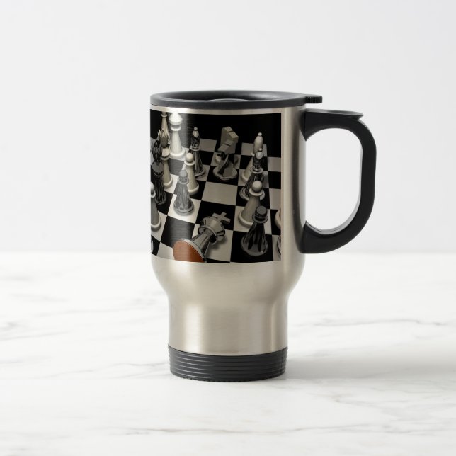 Taza De Viaje Ajedrez (Derecha)