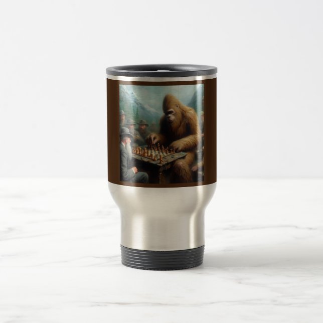 Taza De Viaje Ajedrez para jugar a pie grande (Centro)