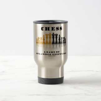 Taza De Viaje Ajedrez un juego de la ejecución estratégica