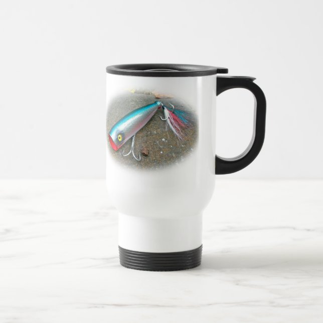 Taza De Viaje AJS Saltwater Lure Popper Blue Dragon (Derecha)