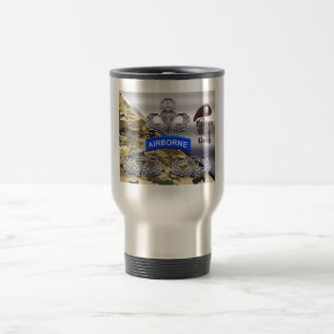 Taza De Viaje Alas Aerotransportadas – Ganadas Nunca Dadas