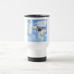 Taza De Viaje Alas Bufalo Divertidas en el Cielo Regalo