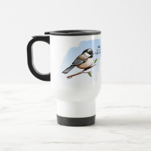 Taza De Viaje ALAS CHICKADEE BUFFALO de Jeff Willis Art
