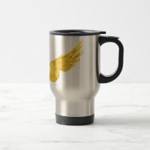 Taza De Viaje Alas del Ángel de Oro