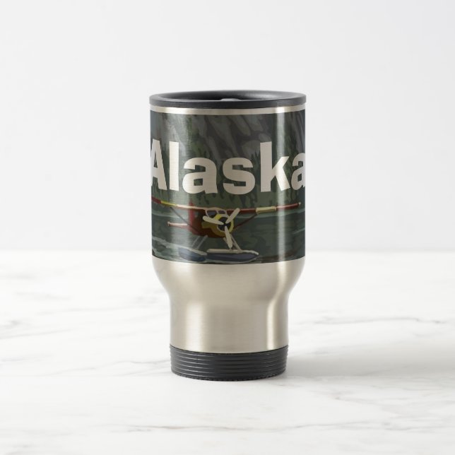 Taza De Viaje Alaska Bush Plane Souvenirs (Centro)