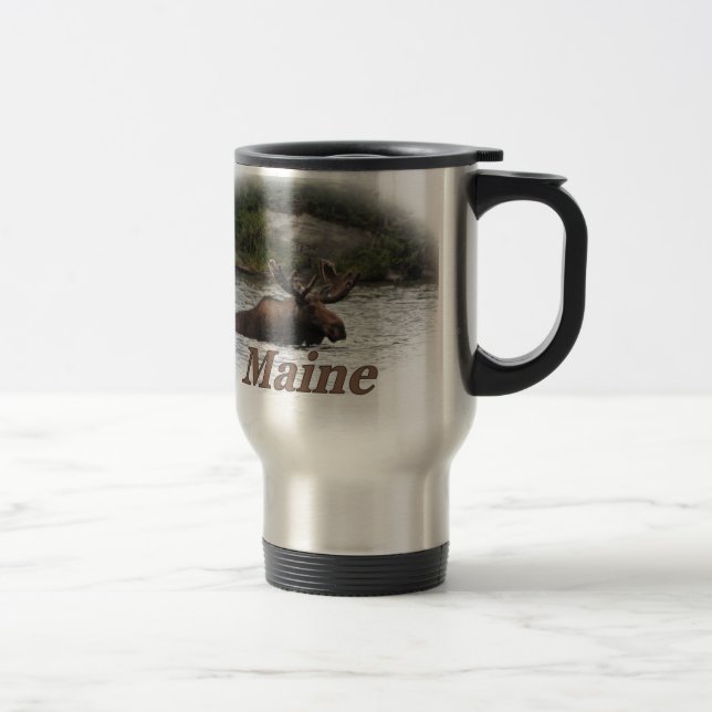 Taza De Viaje Alces de Maine Bull (Derecha)