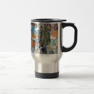 Taza De Viaje Aldea de navidades en miniatura