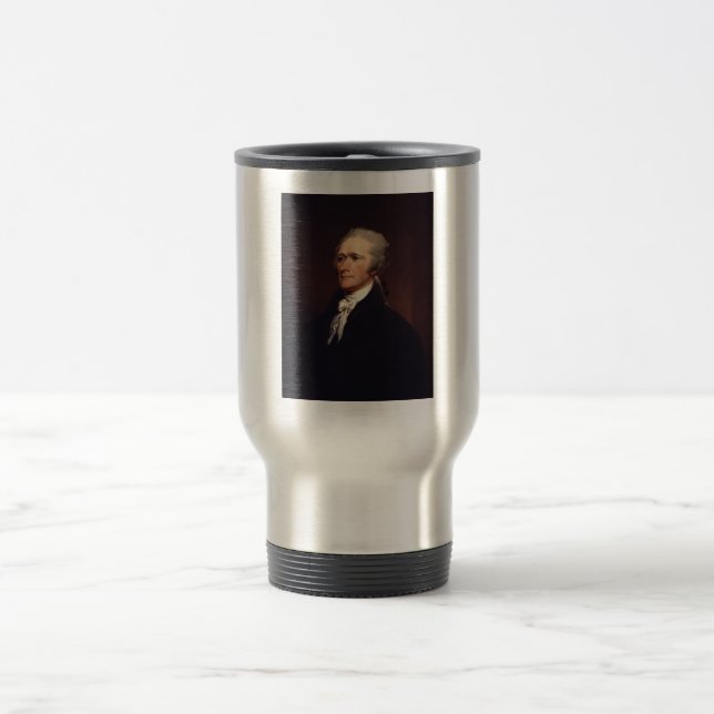 Taza De Viaje Alexander Hamilton: Padre Fundador de Estados Unid (Centro)