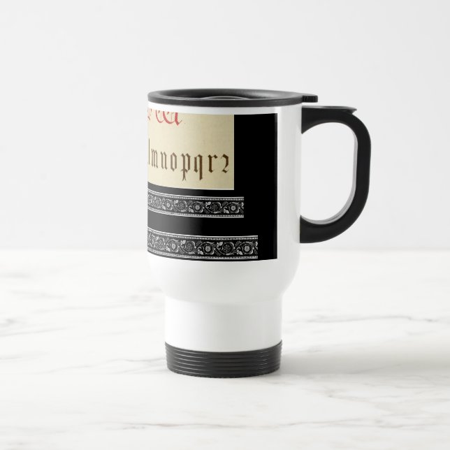 Taza De Viaje Alfhabet Mug (Derecha)