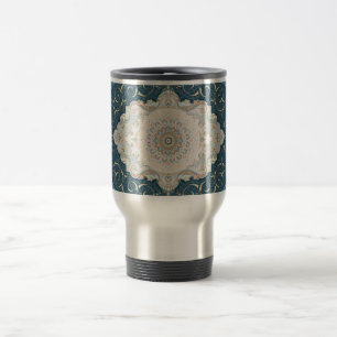 Taza De Viaje Alfombra Turca Persa Antigua