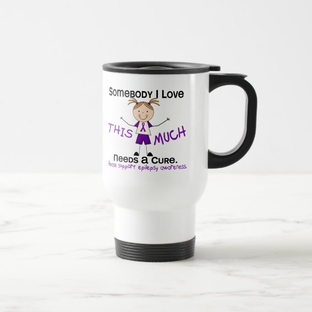 Taza De Viaje Alguien amor de I - epilepsia (chica) (Derecha)