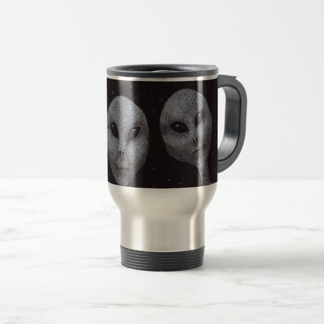 Taza De Viaje Alien Grays (Anverso derecho)