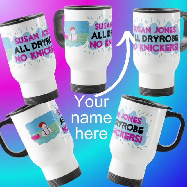 Taza De Viaje All Dryrobe no Knickers salvajes Swimmers Swimsnat (Subido por el creador)