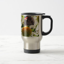 Taza De Viaje Almirante Mariposa en Flor