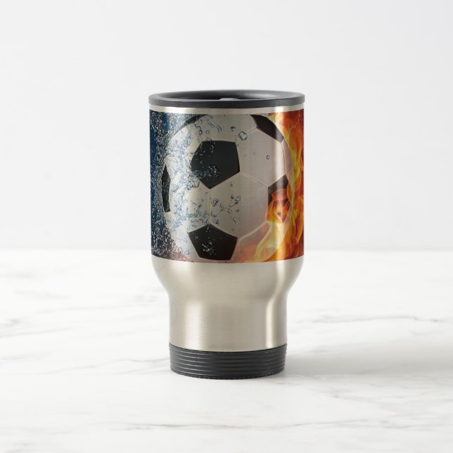 Taza De Viaje Almohada de lanzamiento de pelota de fútbol/fútbol (Centro)