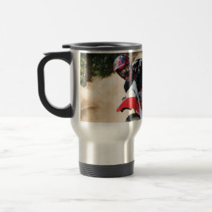Taza De Viaje almohada de lanzamiento de piloto de motocross