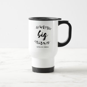 Taza De Viaje Alpha Chi Omega   Corona Grande