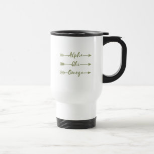 Taza De Viaje Alpha Chi Omega Flechas
