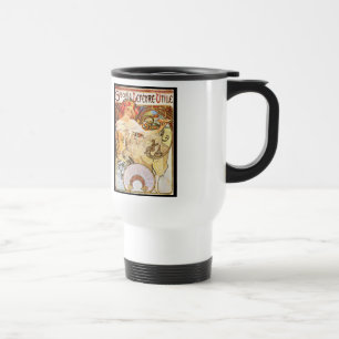 Taza De Viaje Alphonse Mucha Biscuits Lefevre-Utile
