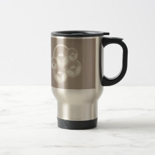 Taza De Viaje Altavoces de música retro blancos