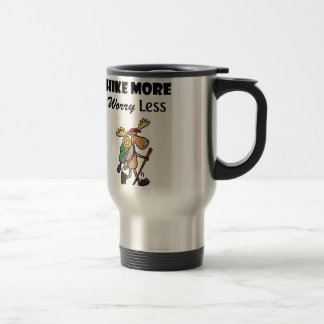 Taza De Viaje Alza fresca más preocupación menos alces que