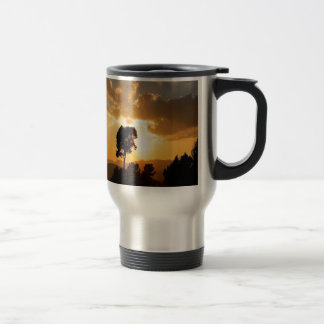 Taza De Viaje Amanecer de árbol