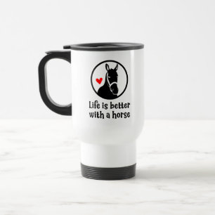 Taza De Viaje Amante Caballo Lindo Granja Vaquera Rodeo País