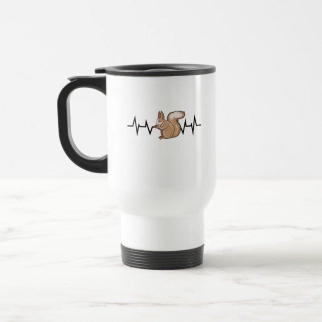 Taza De Viaje Amante de la ardilla (Izquierda)
