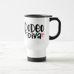 Taza De Viaje Amante del Caballo de Rodeo País Occidental Vaquer