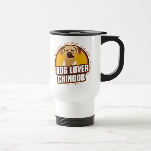 Taza De Viaje Amante del perro de Chinook (Derecha)