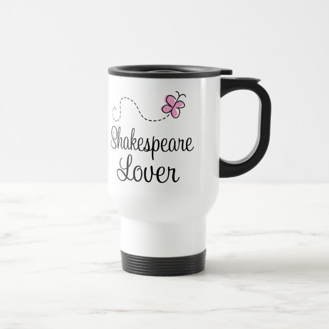 Taza De Viaje Amante lindo de Shakespeare (Derecha)