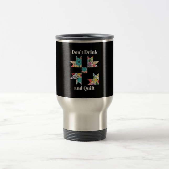 Taza De Viaje Amantes de la cosida divertida (Centro)