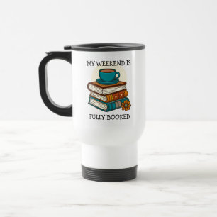 Taza De Viaje Amantes de libros completos de fin de semana