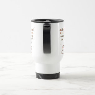 Taza de viaje Amantes del café y la Navidad