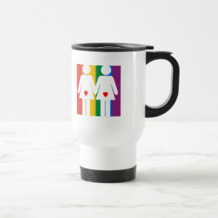 Taza De Viaje Amantes lesbianos -
