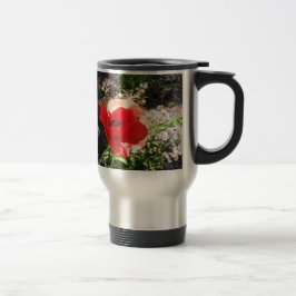 Taza De Viaje Amapola roja