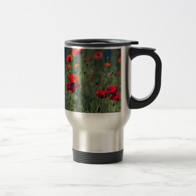 Taza De Viaje Amapolas (Derecha)