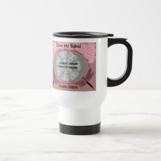 Taza De Viaje Amar a mi bebé daisies abuela polaca Mug