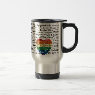 Taza De Viaje Amar idiomas extranjeros
