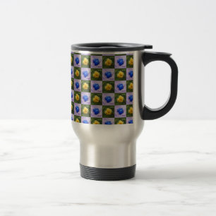 Taza De Viaje amarillo o azul