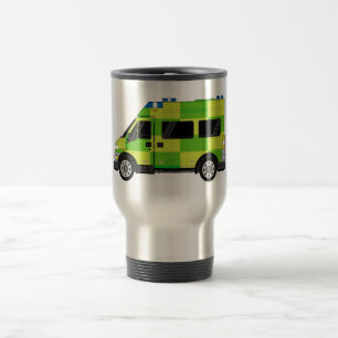 Taza De Viaje Ambulancia del dibujo animado