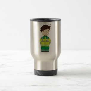 Taza De Viaje Ambulancia linda EMT del dibujo animado