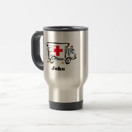 Taza De Viaje Ambulancia Medicina paramédica