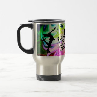 Taza De Viaje ame patinaje artístico, maravilloso, psicodélico,