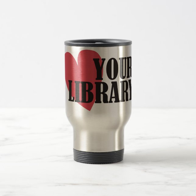 Taza De Viaje Ame su biblioteca (Centro)