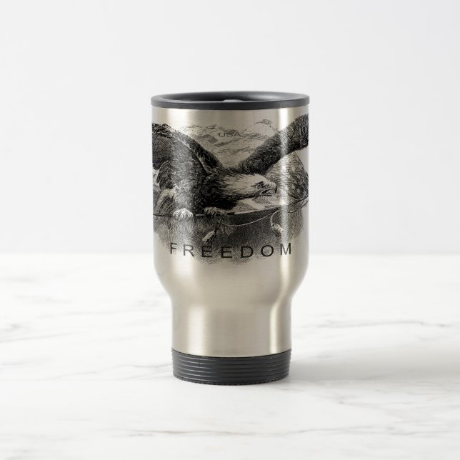 Taza De Viaje American FREEDOM Coffee Mug (Centro)